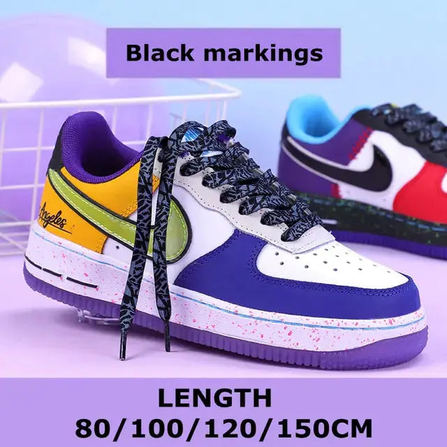 Rainbow Gradient Flat Shoelaces Pair GLR SHOPPING