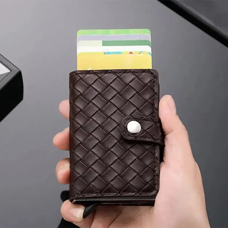 Leather Rfid Cardholder GLR SHOPPING