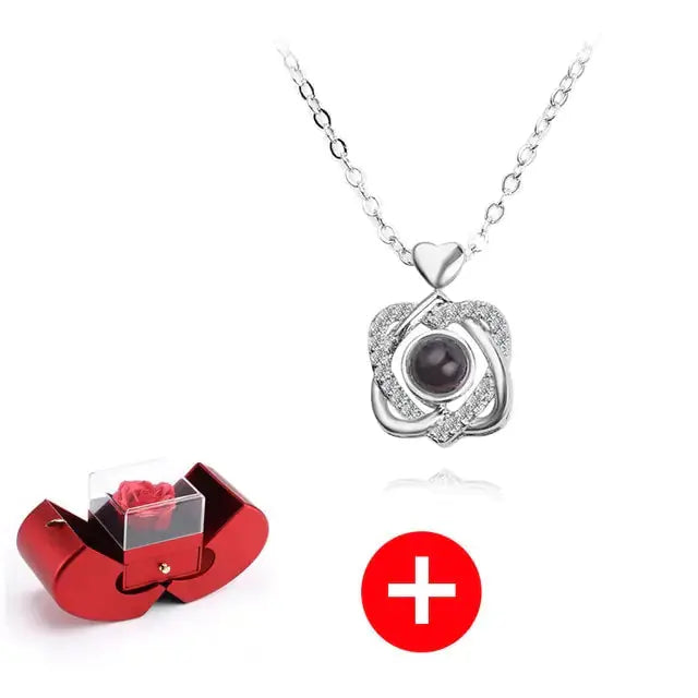 Eternal Flower Apple Jewelry Box GLR SHOPPING