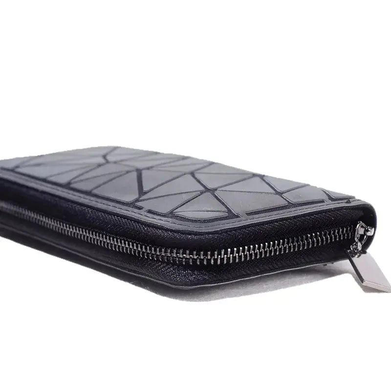 Slim Thin Women Purses Long Clutch Wallets Geometric Luminous Money Bag GLR SHOPPING