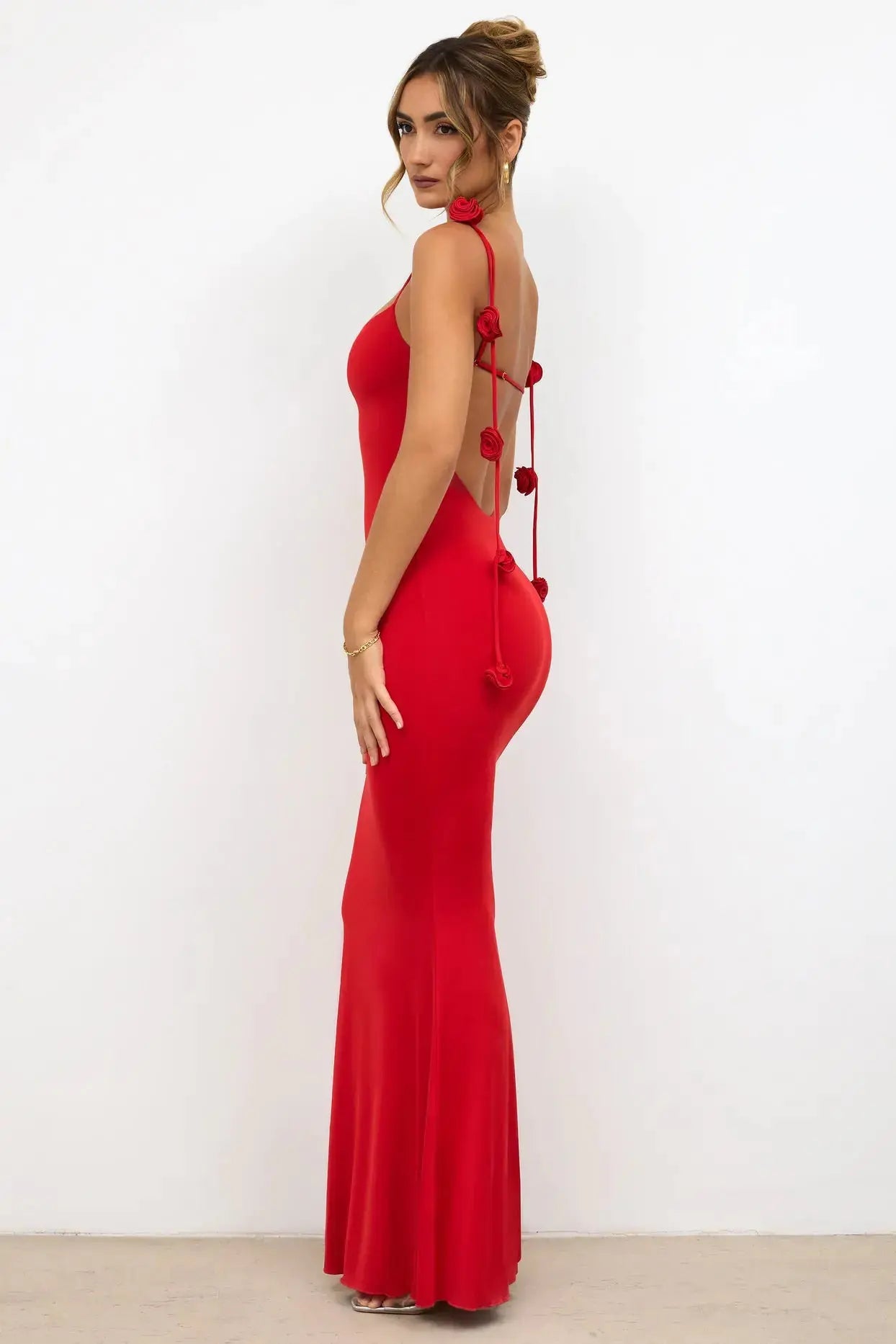 Spaghetti Backless Dress GLR SHOPPING