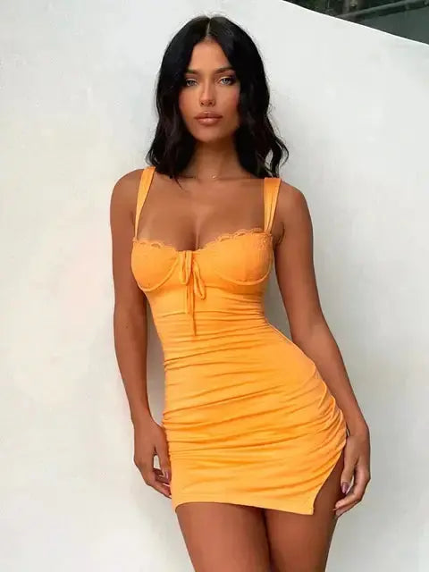 Backless Short Dress GLR SHOPPING