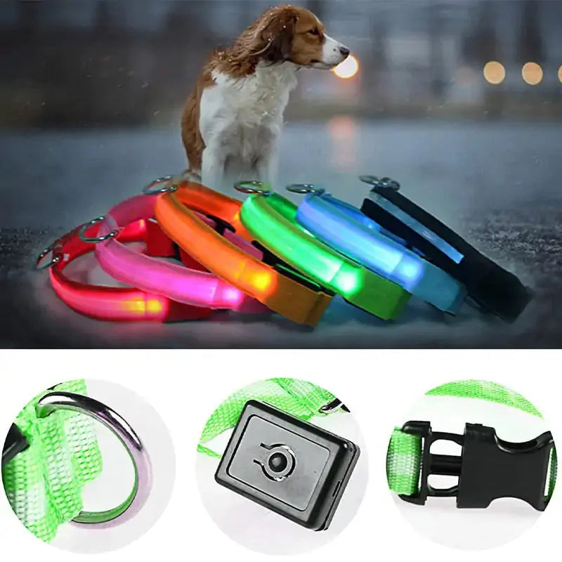 Adjustable LED Pet Collar GLR SHOPPING