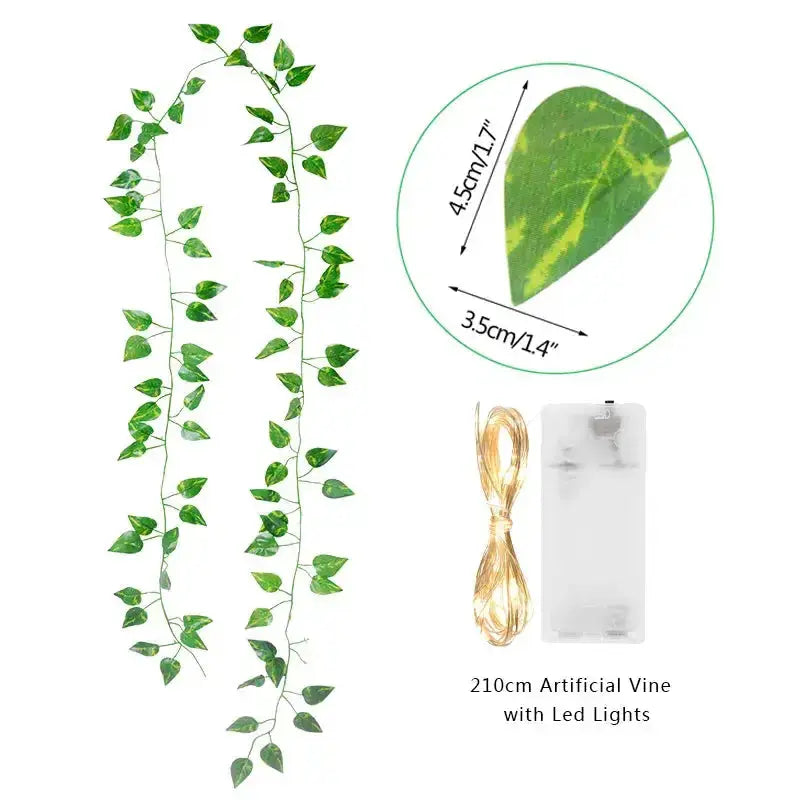 Green Leaf String Lights GLR SHOPPING