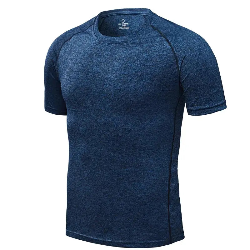 Men's Quick Dry Compression Running T-Shirts: Fitness & Soccer Sportswear GLR SHOPPING