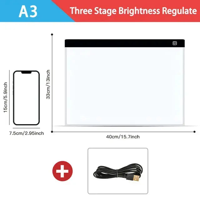 Dimmable LED Drawing Pad: Creative Kids' Gift GLR SHOPPING