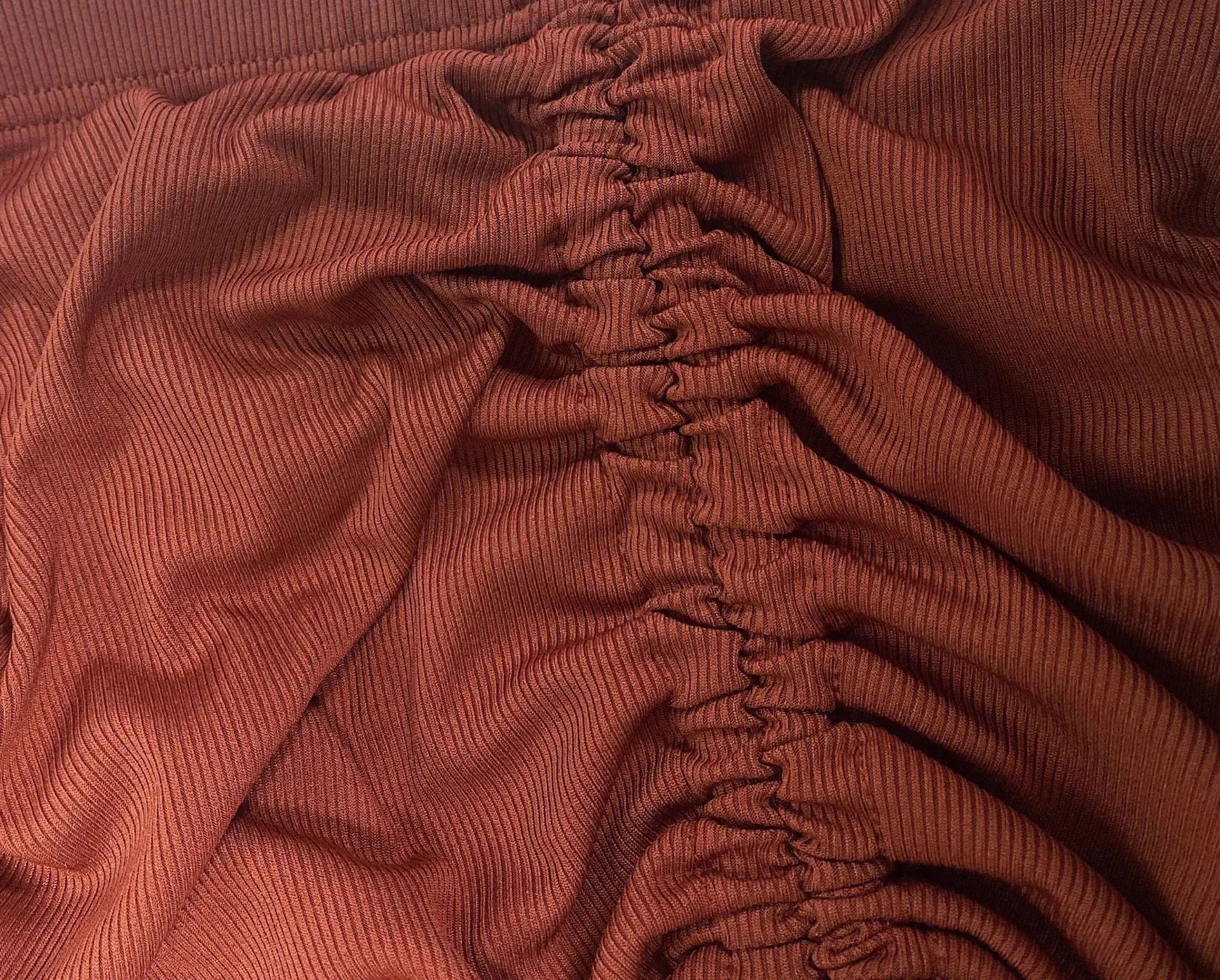 Drawstring Zipper Rib Casual Set GLR SHOPPING