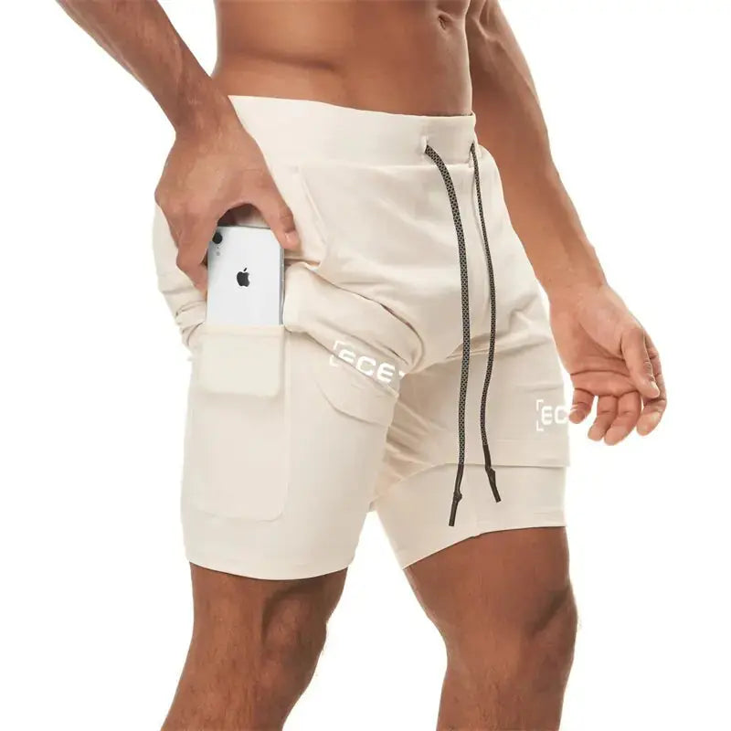 2 in 1 Double Layer Shorts GLR SHOPPING