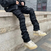 Heavy Industry Hole Frayed Destruction Waxed Jeans GLR SHOPPING