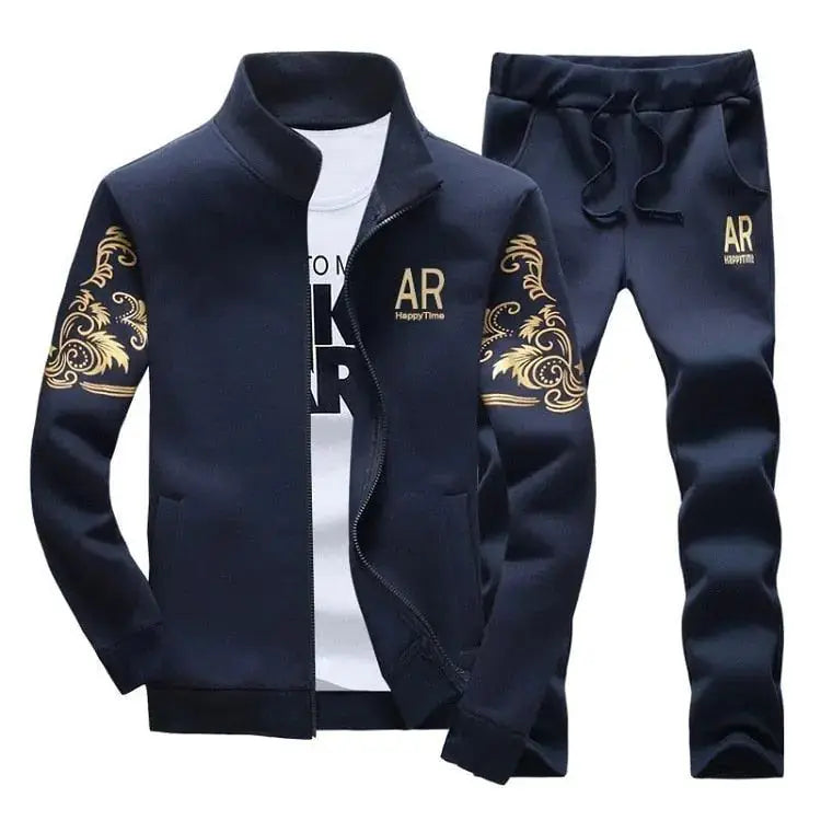 Men's Zipper Sweat Suit Set GLR SHOPPING