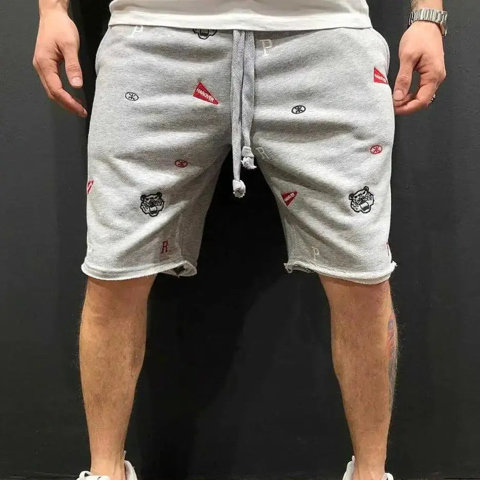 Shorts AtlΓ©ticos Masculinos de Malha GLR SHOPPING