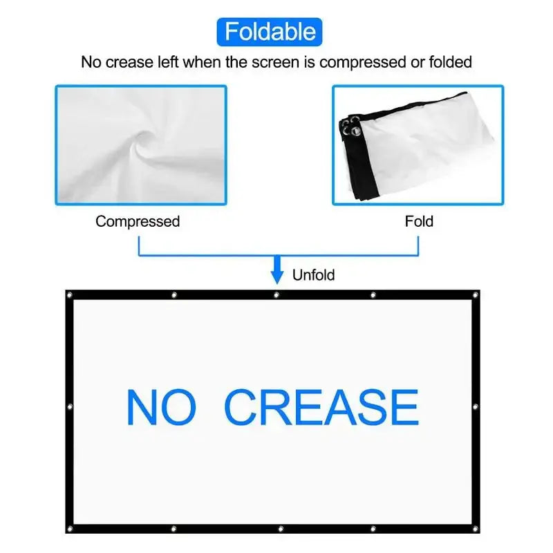 120 Inch Projector Screen GLR SHOPPING