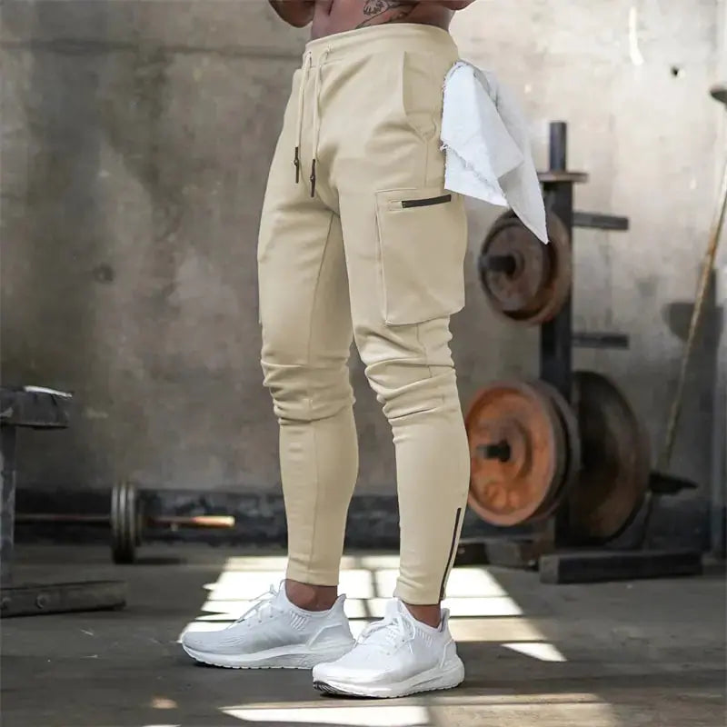 Sports Pants Multi-pocket Zipper Men GLR SHOPPING