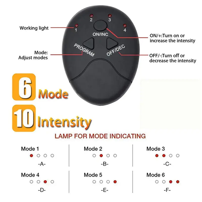Electric Muscle Stimulator Fitness Massager GLR SHOPPING