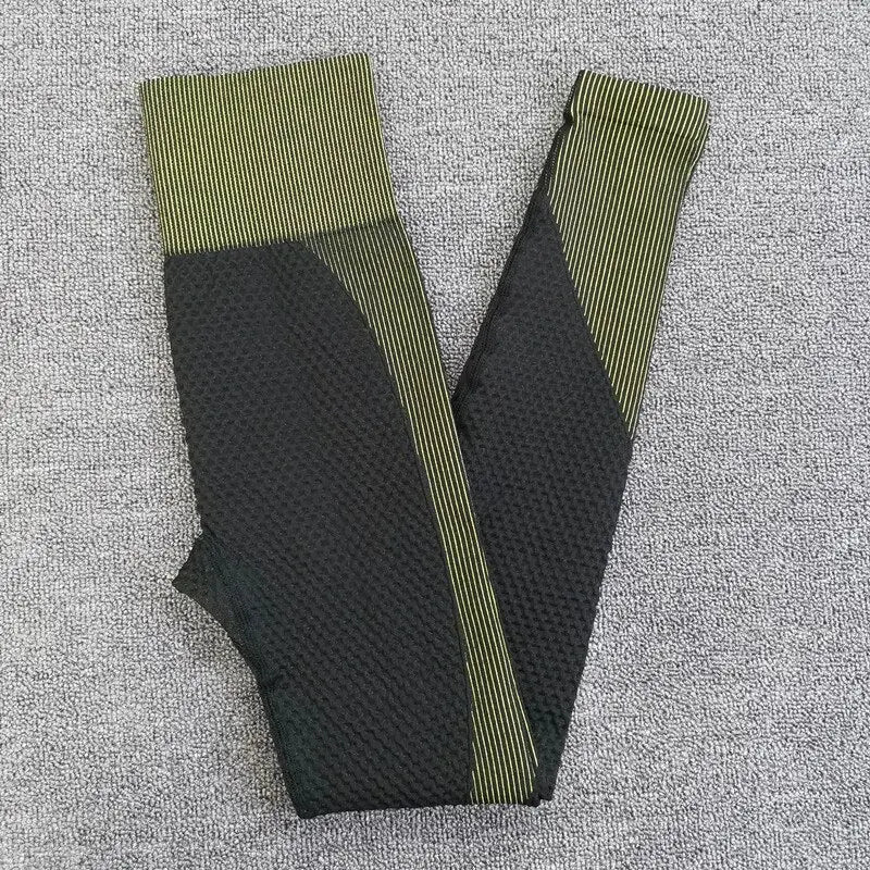 Sport Seamless Workout Set Women Rib 3 2 Piece Long Sleeve Zipper Crop Top Shirt Legging Pants Fitness Set Clothes Yoga Gym Set GLR SHOPPING