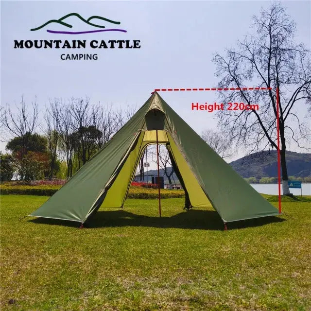 Ultralight Camping Pyramid Tent GLR SHOPPING