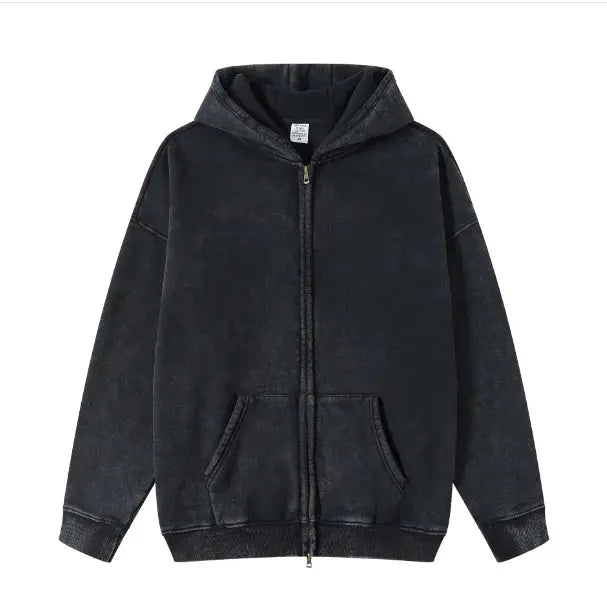 Fleece Zippered Batik Hoodies GLR SHOPPING