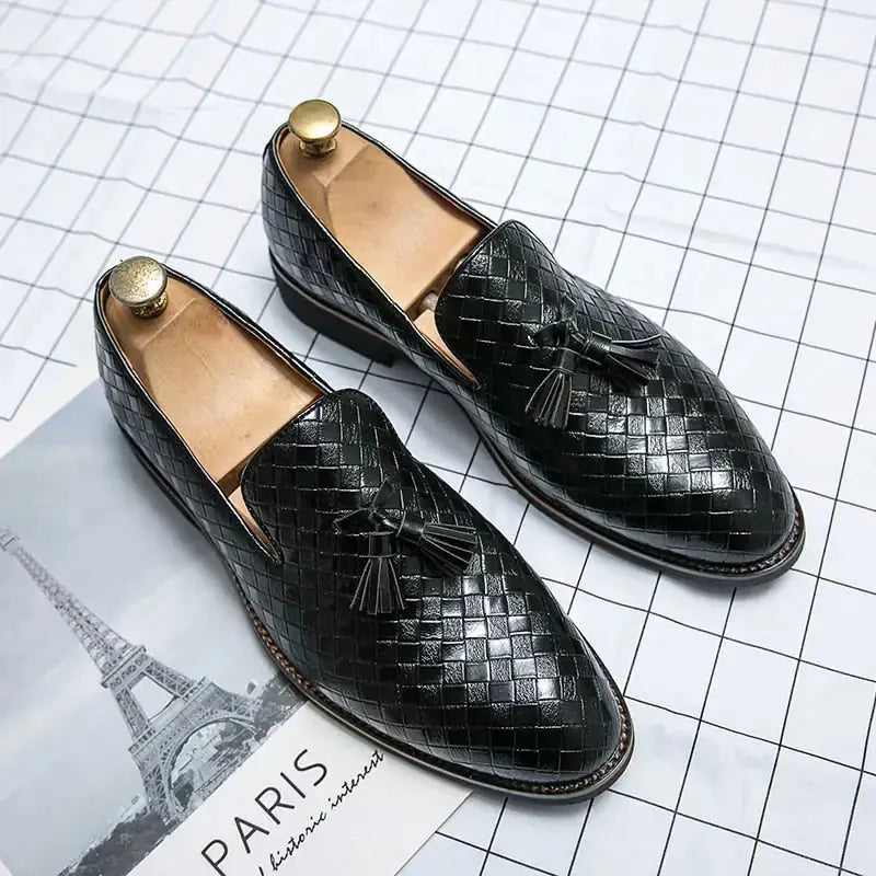 Luxury Italian Style Tassel Leather Loafers GLR SHOPPING