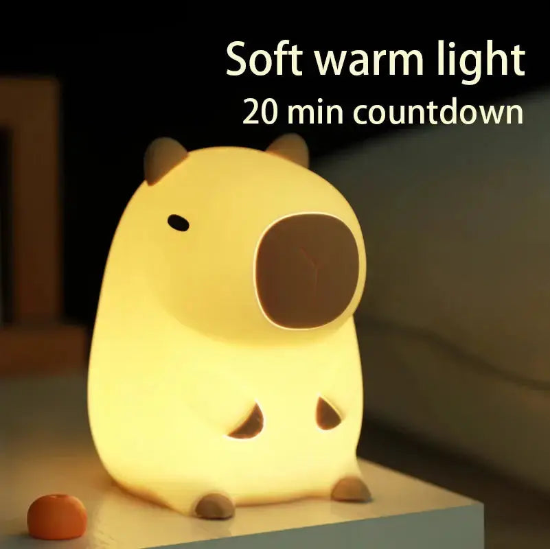 Cute Capybara Nightlight GLR SHOPPING