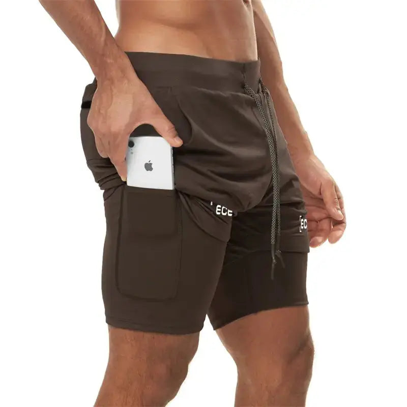 2 in 1 Double Layer Shorts GLR SHOPPING