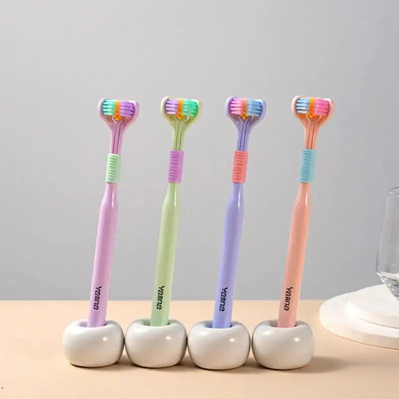 3 Sided Toothbrush - GLR SHOPPING