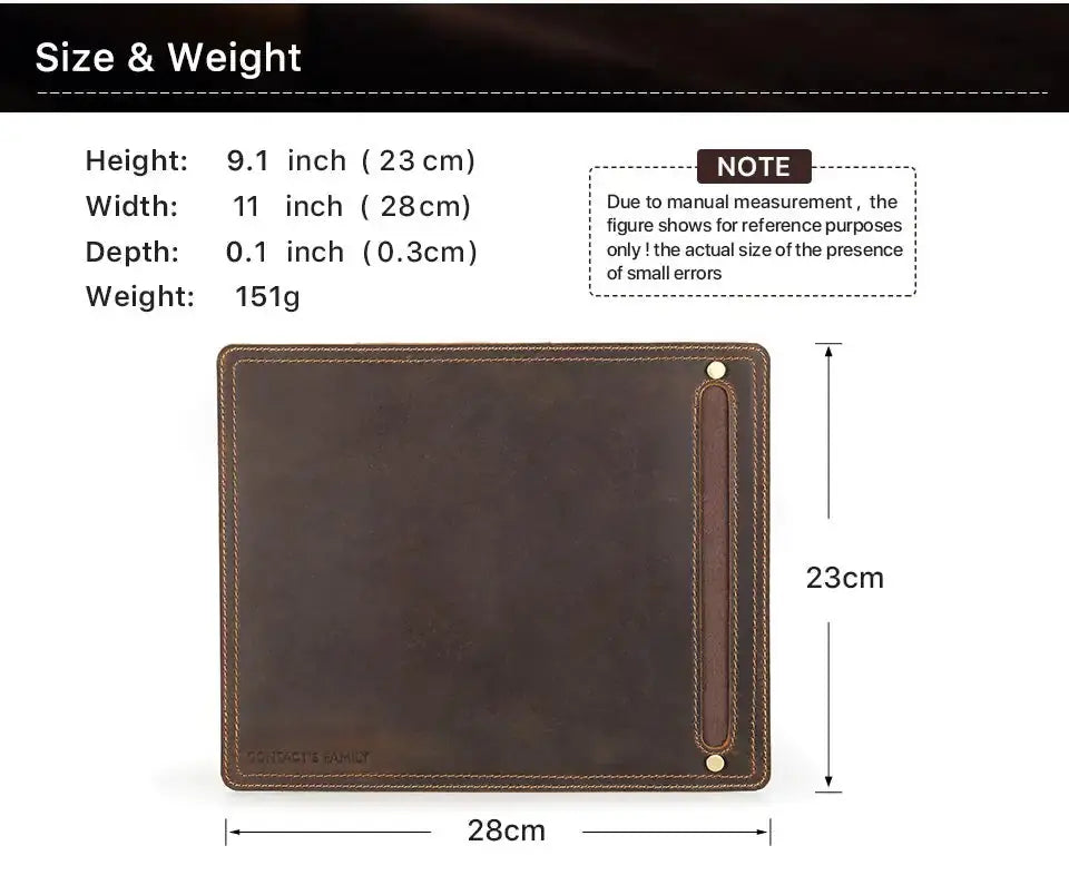 Genuine Leather Mouse Pad GLR SHOPPING