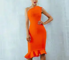 Midnight in London Off Shoulder Bodycon Dress GLR SHOPPING