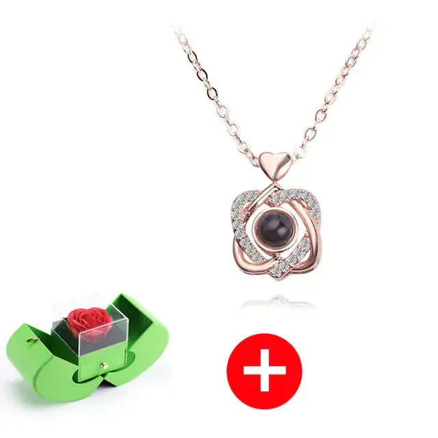 Eternal Flower Apple Jewelry Box GLR SHOPPING