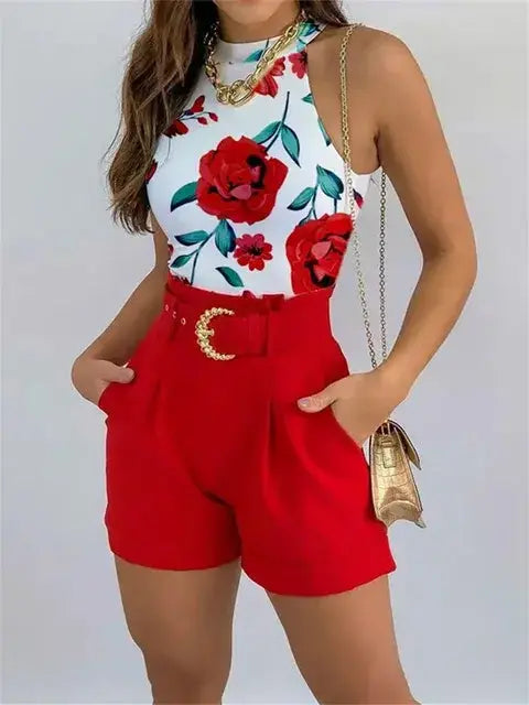 Summer Floral Two-Piece Set GLR SHOPPING