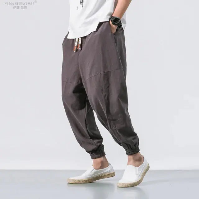 Men Kimono Haori Trousers GLR SHOPPING