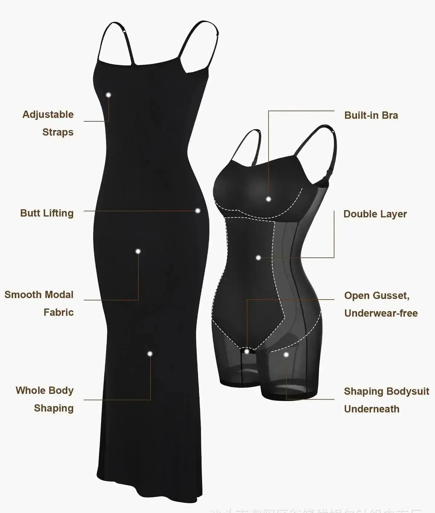 Bodycon Body Shaper GLR SHOPPING