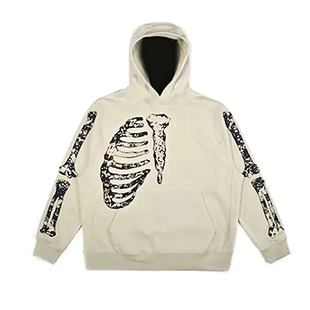 Streetwear Skull Print Hoodies GLR SHOPPING