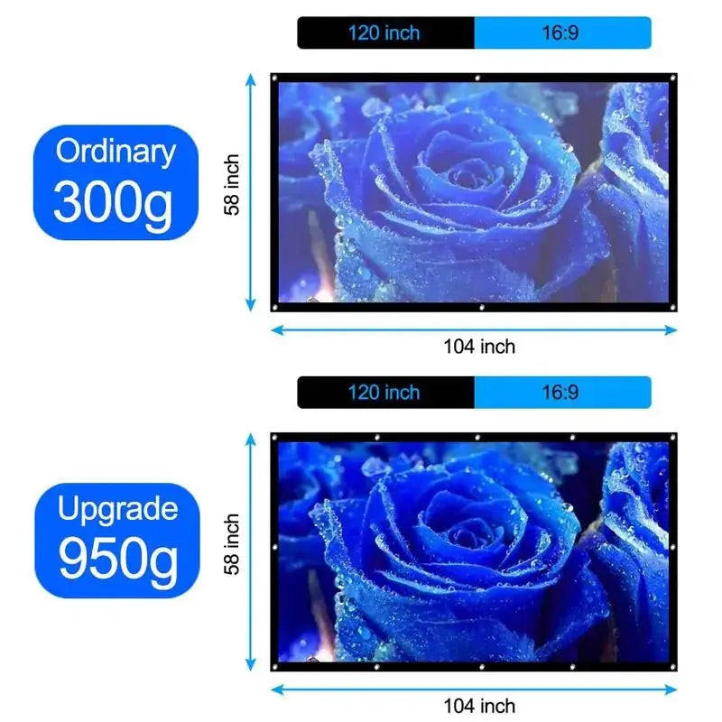 120 Inch Projector Screen GLR SHOPPING