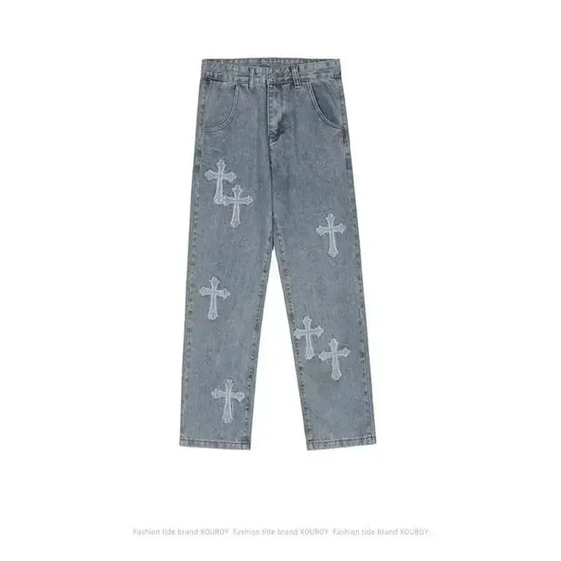 Cross Denim Pants GLR SHOPPING
