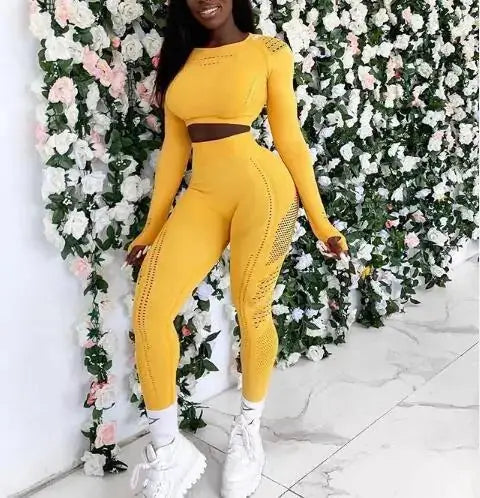 2-Piece Seamless Yoga Set for Women GLR SHOPPING