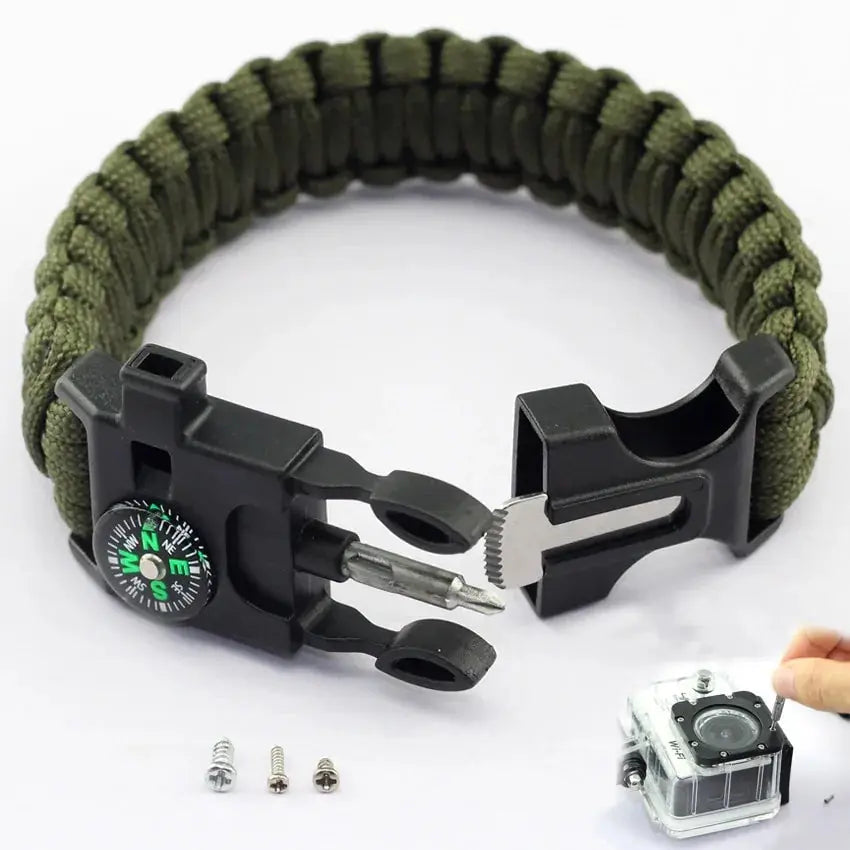 Camping Bracelet Compass GLR SHOPPING