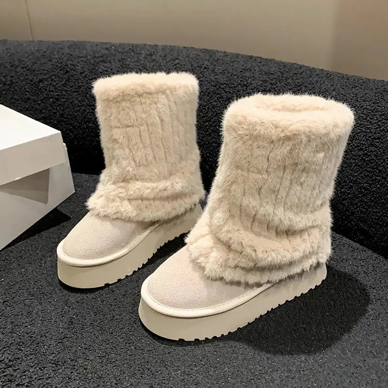Thick Soled Snow Boots GLR SHOPPING