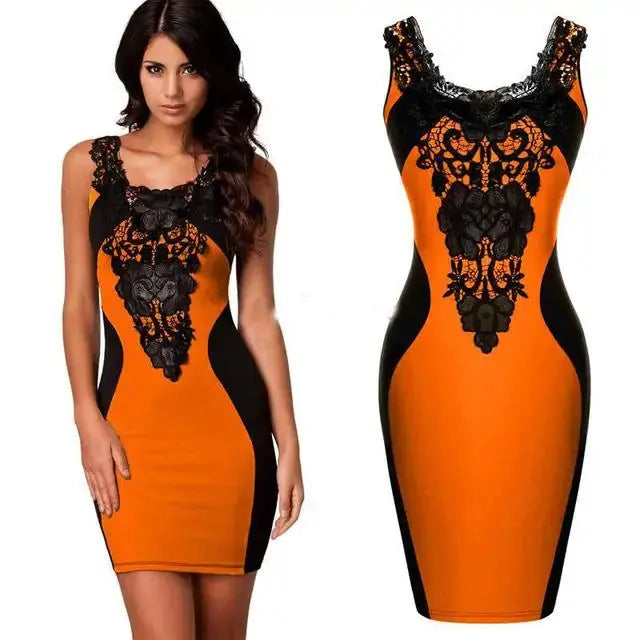 Gothic Embroidered Sleeveless Dress GLR SHOPPING