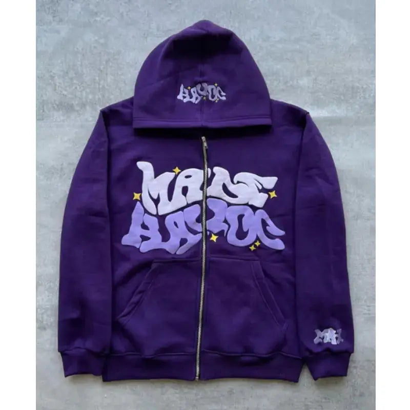 Y2K Hoodie Hip Hop Letter Print Oversized GLR SHOPPING