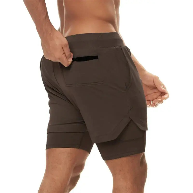 2 in 1 Double Layer Shorts GLR SHOPPING