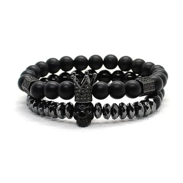 Matte Oxyn Stone Beads Bracelet GLR SHOPPING