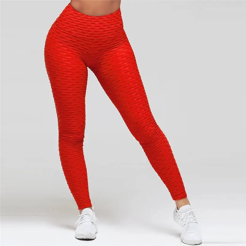 CHRLEISURE Woman Push Up Leggings Women Fitness Pants High Waist Sport Leggings Anti Cellulite Leggings Workout Black Ladies GLR SHOPPING