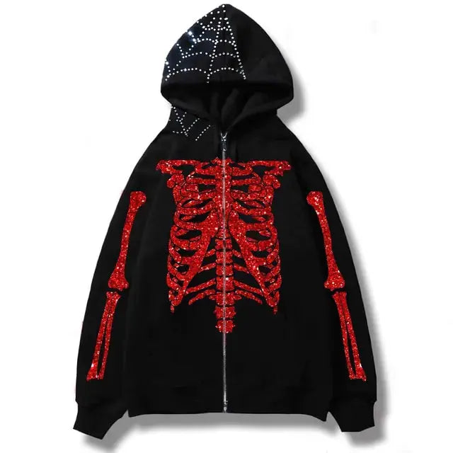 Men's Streetwear Skull Hoodies GLR SHOPPING