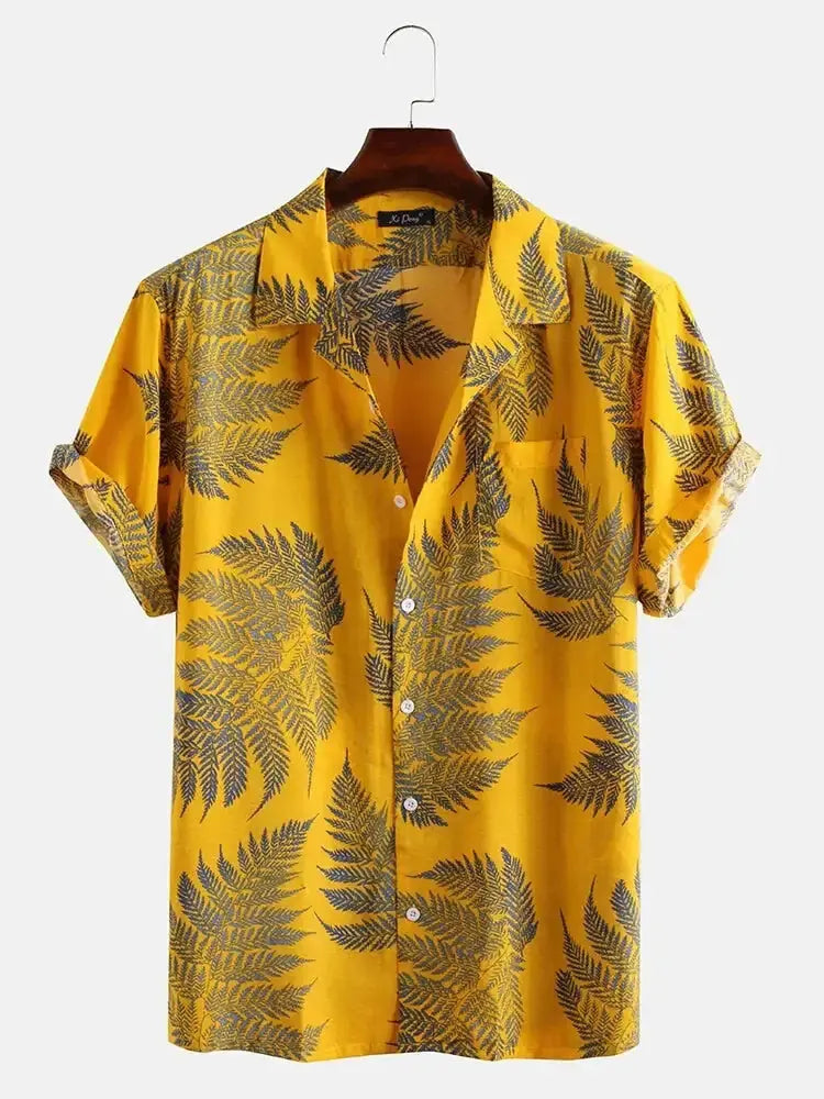 Hawaiian Casual Shirt Mens GLR SHOPPING