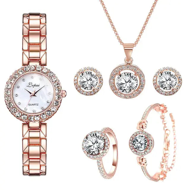 Crystal Watch Set - GLR SHOPPING