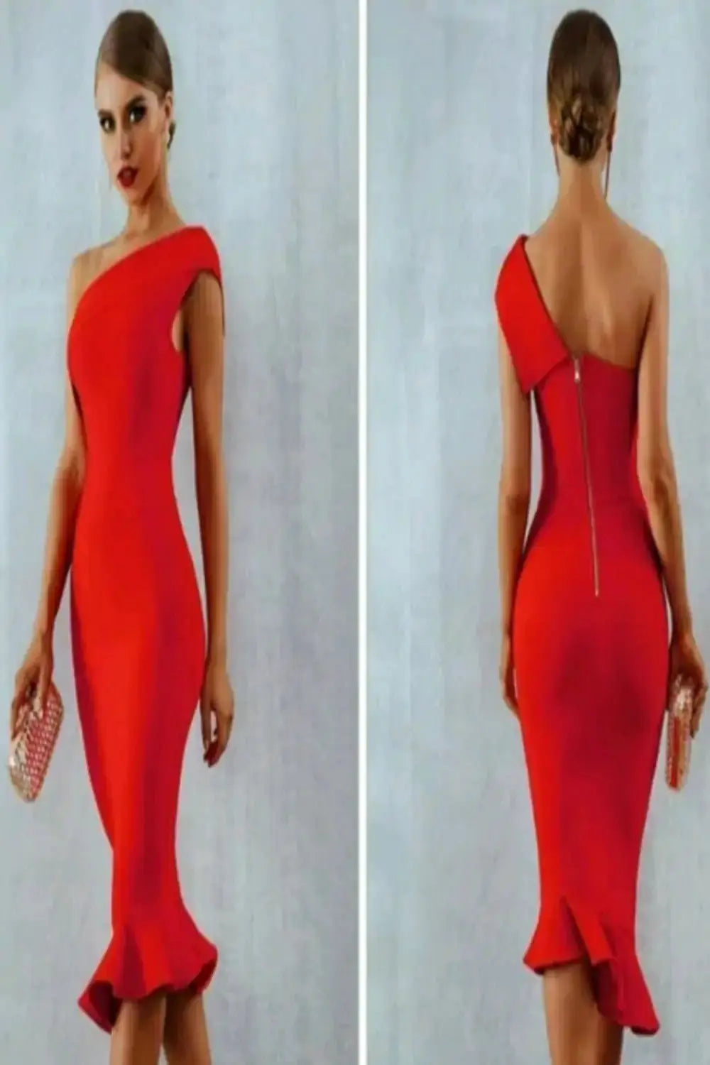 Midnight in London Off Shoulder Bodycon Dress GLR SHOPPING