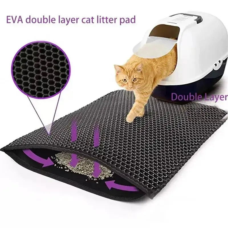 Double Layer Cat Litter Mat GLR SHOPPING