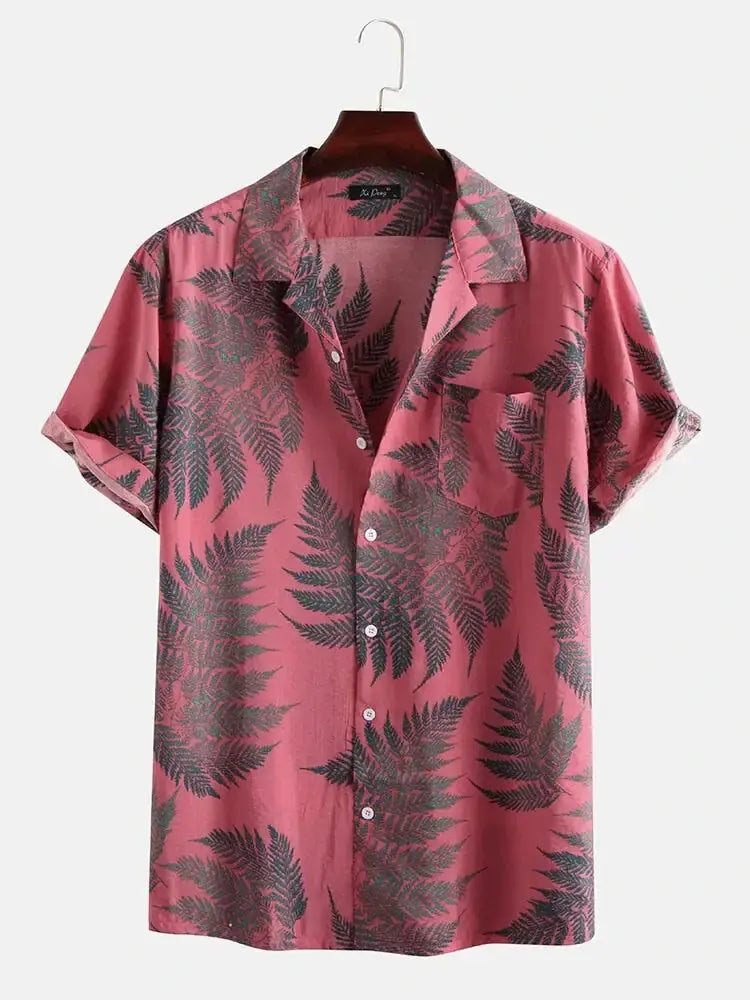 Hawaiian Casual Shirt Mens GLR SHOPPING