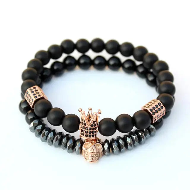 Matte Oxyn Stone Beads Bracelet GLR SHOPPING