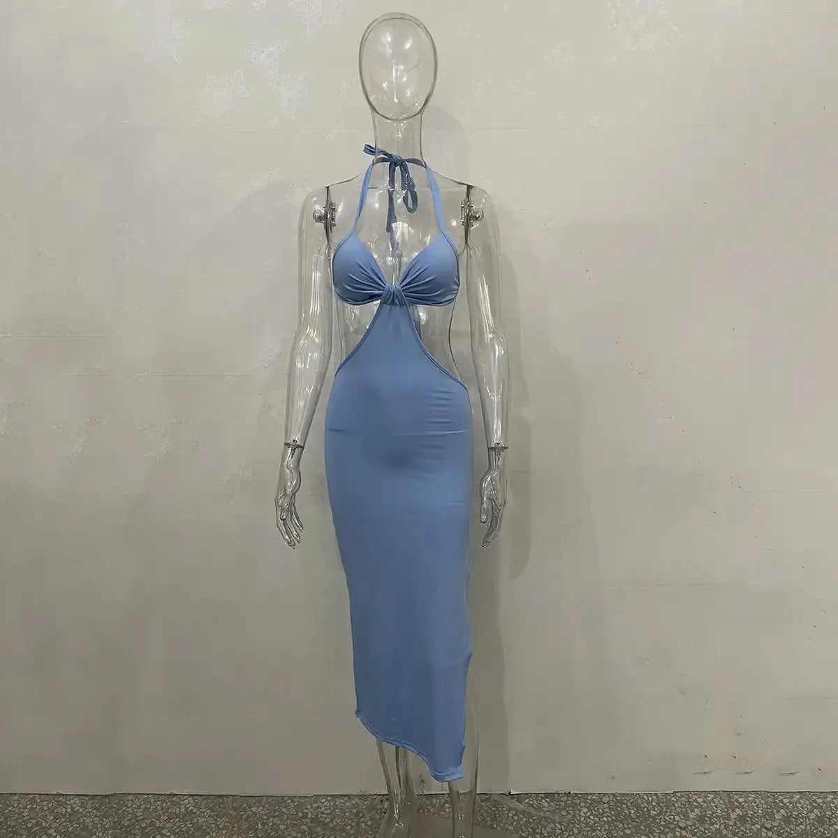 Holder Backless Slit Dress GLR SHOPPING